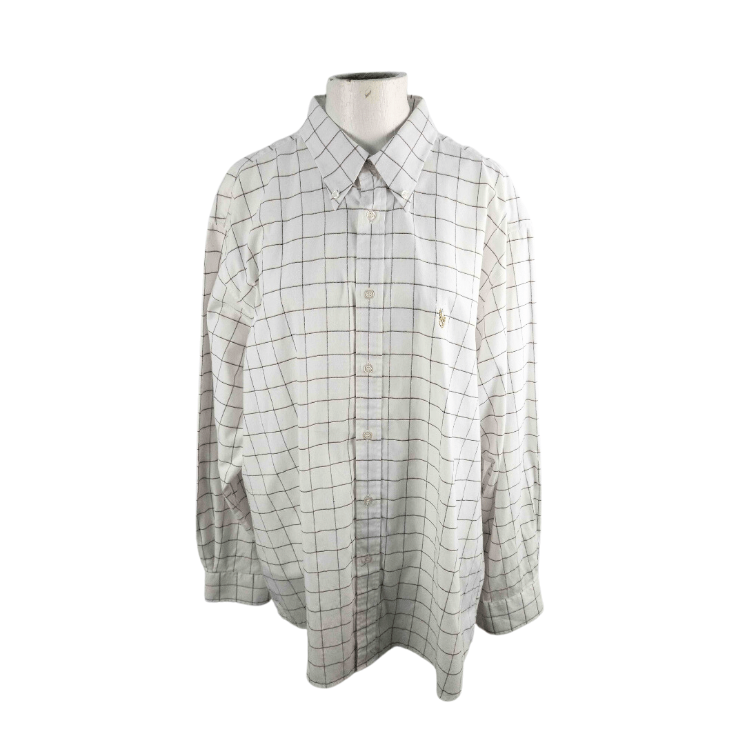 Checkered Ralph Lauren longsleeve shirt - 2XL