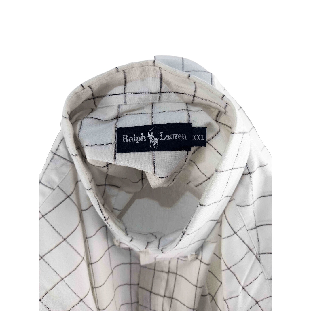 Checkered Ralph Lauren longsleeve shirt - 2XL