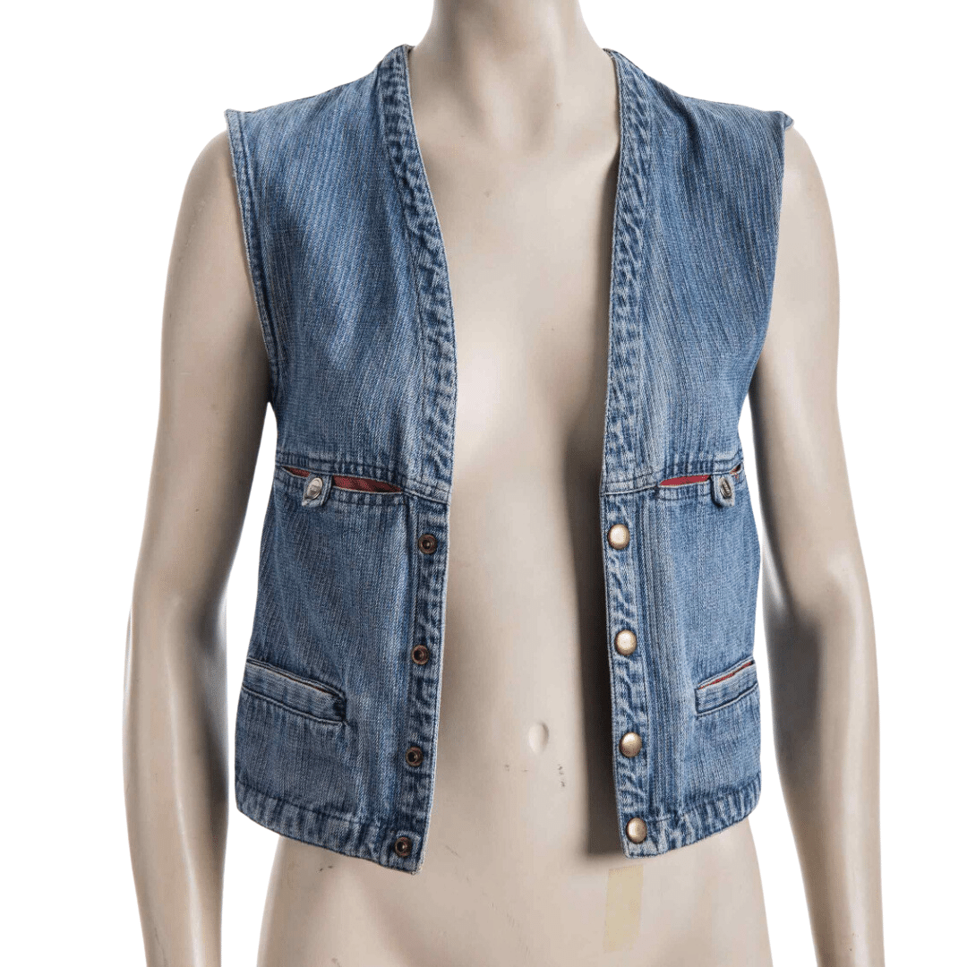 Ronald Sassoon denim waistcoat - M