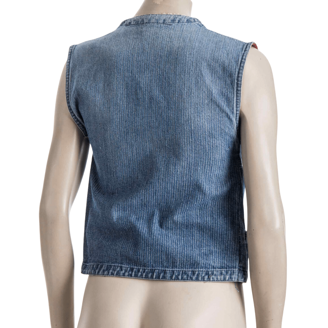 Ronald Sassoon denim waistcoat - M