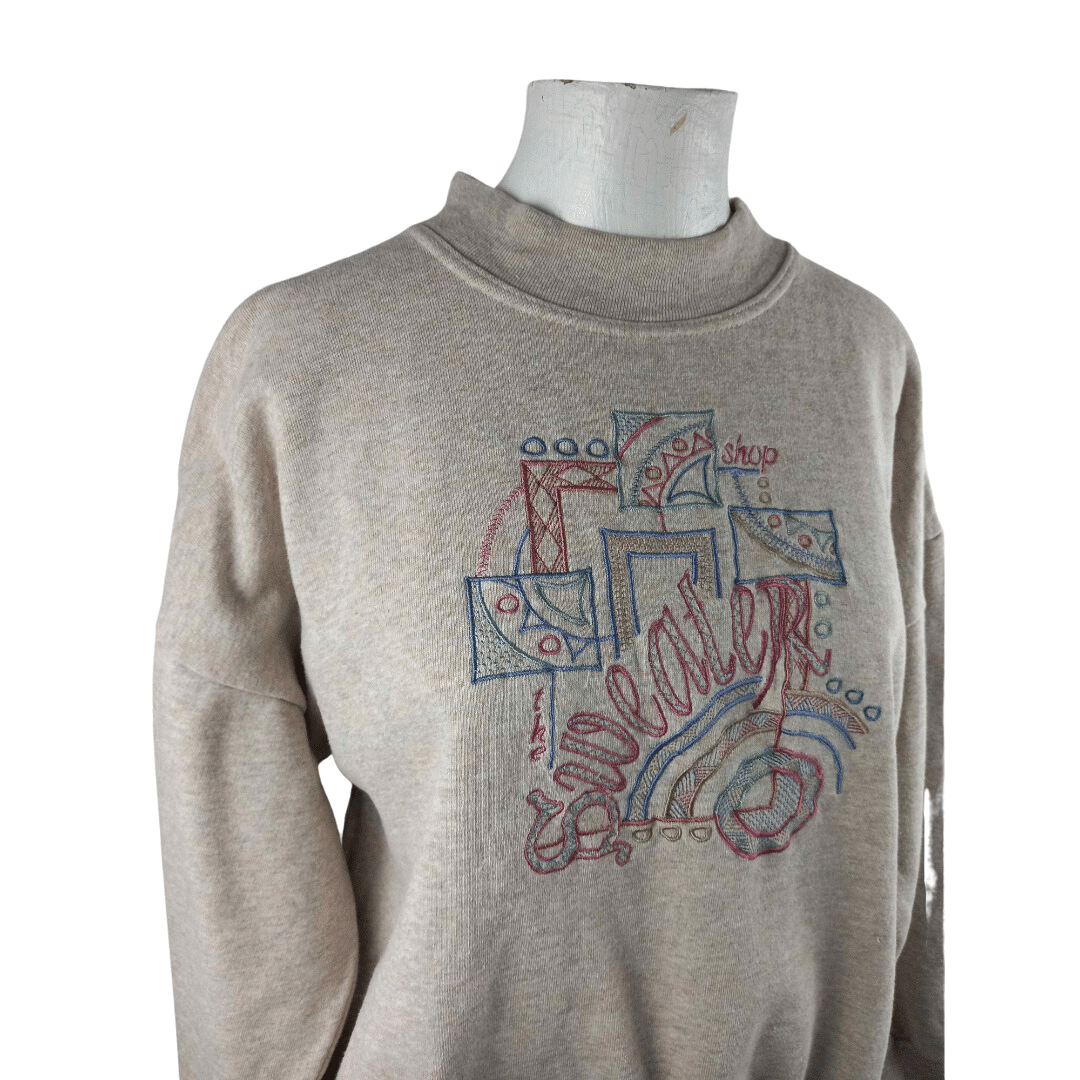Embroidered sweater - S