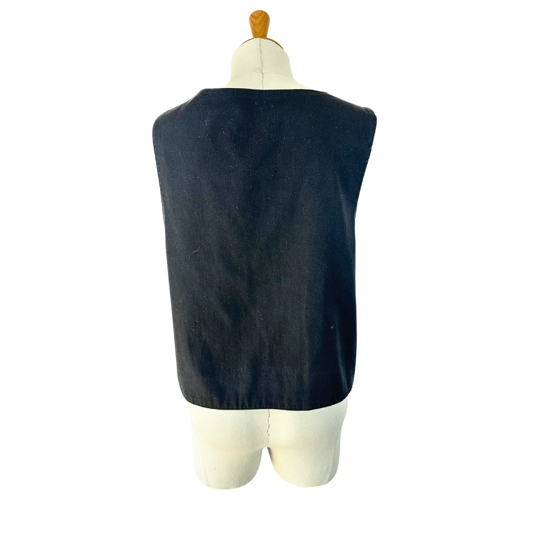 Vintage floral waistcoat - M