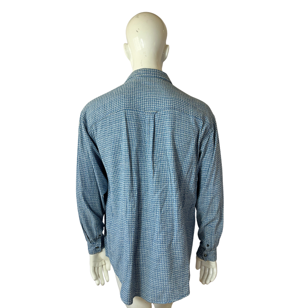Lee pin check longsleeve shirt - XL