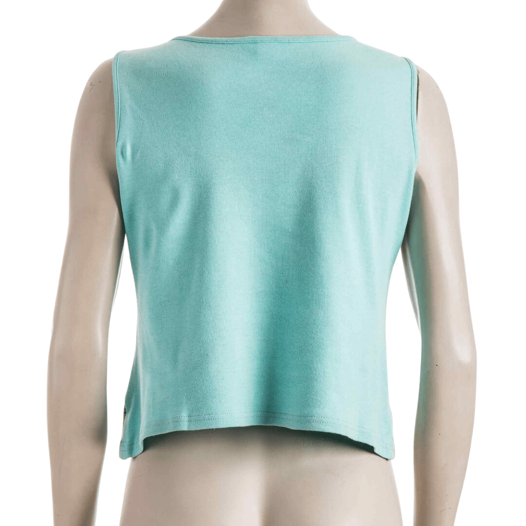 Hang Ten sleeveless mandala cropped top - M/L