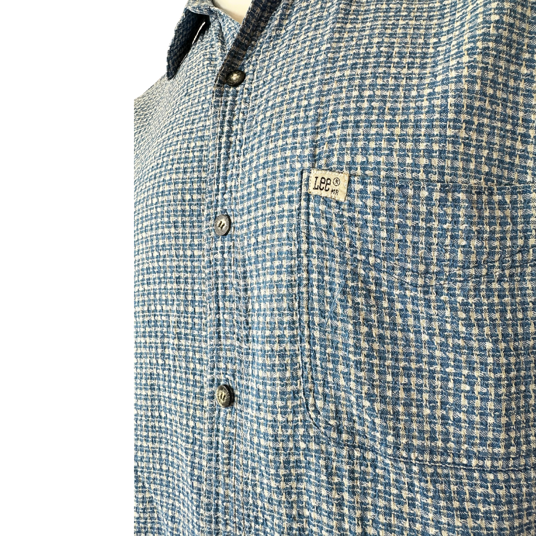 Lee pin check longsleeve shirt - XL