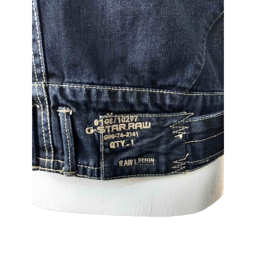 G-Star Raw denim motorcycle-style jacket - XS/S (Free Delivery)