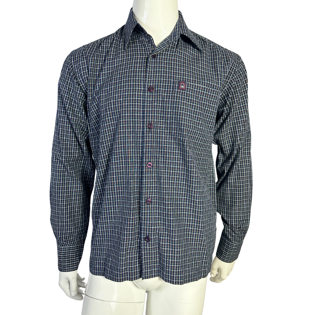 Ellesse checkered longsleeve shirt - S/M