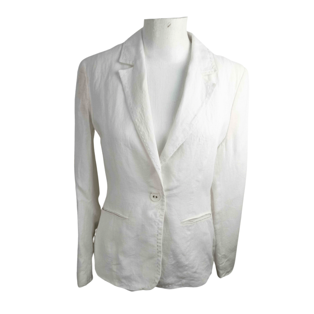 Linen blazer and pants set - M