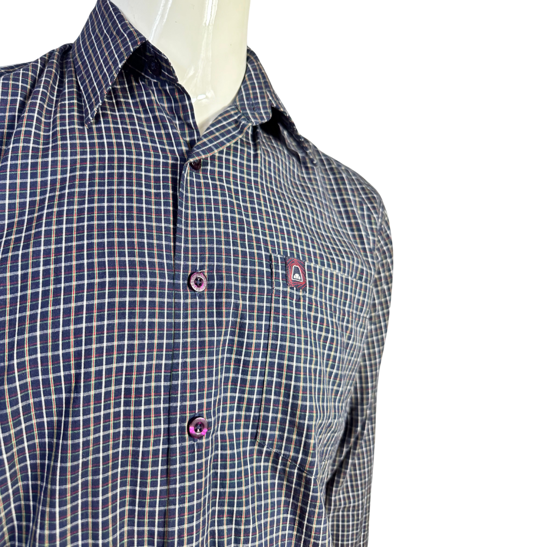 Ellesse checkered longsleeve shirt - S/M