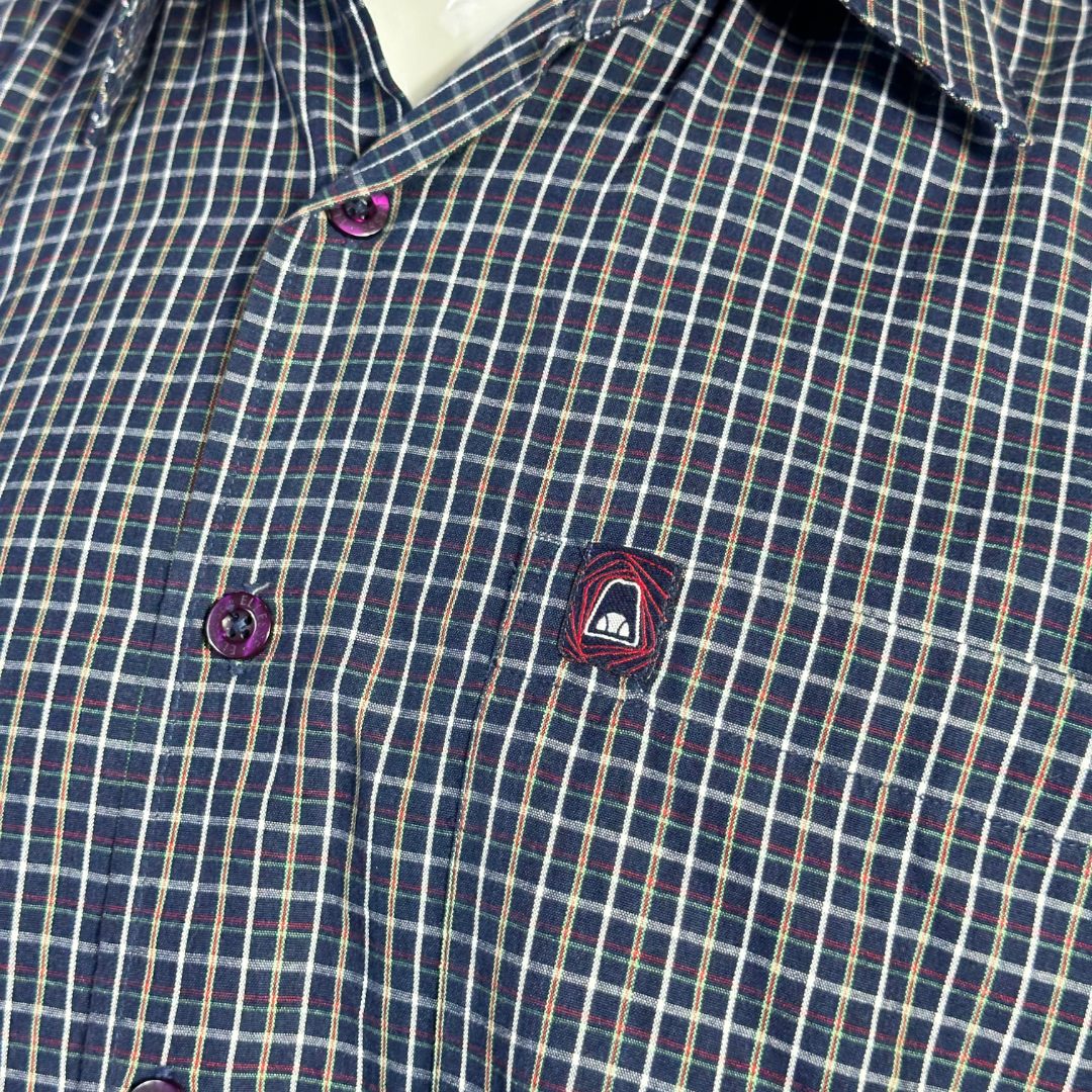Ellesse checkered longsleeve shirt - S/M