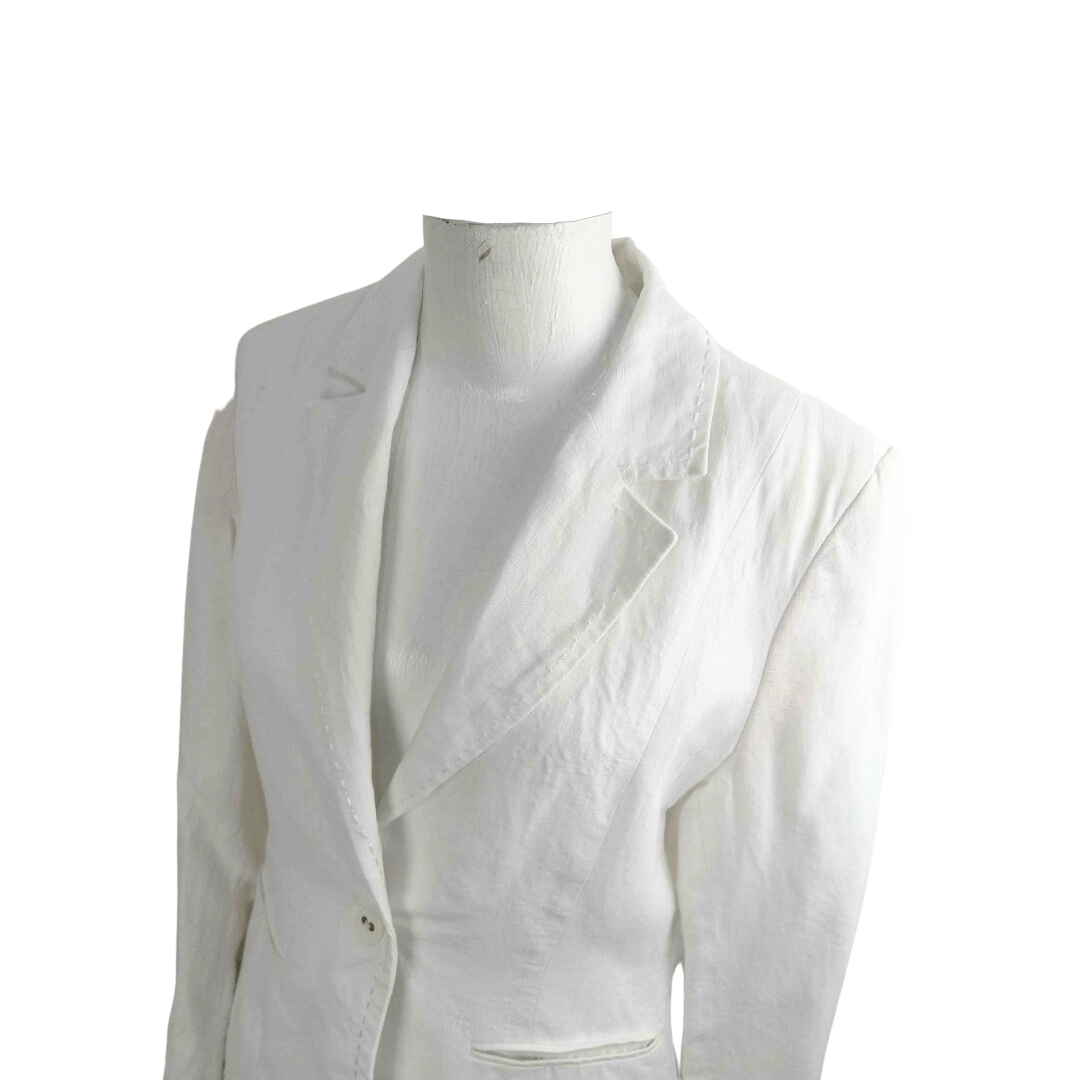 Linen blazer and pants set - M