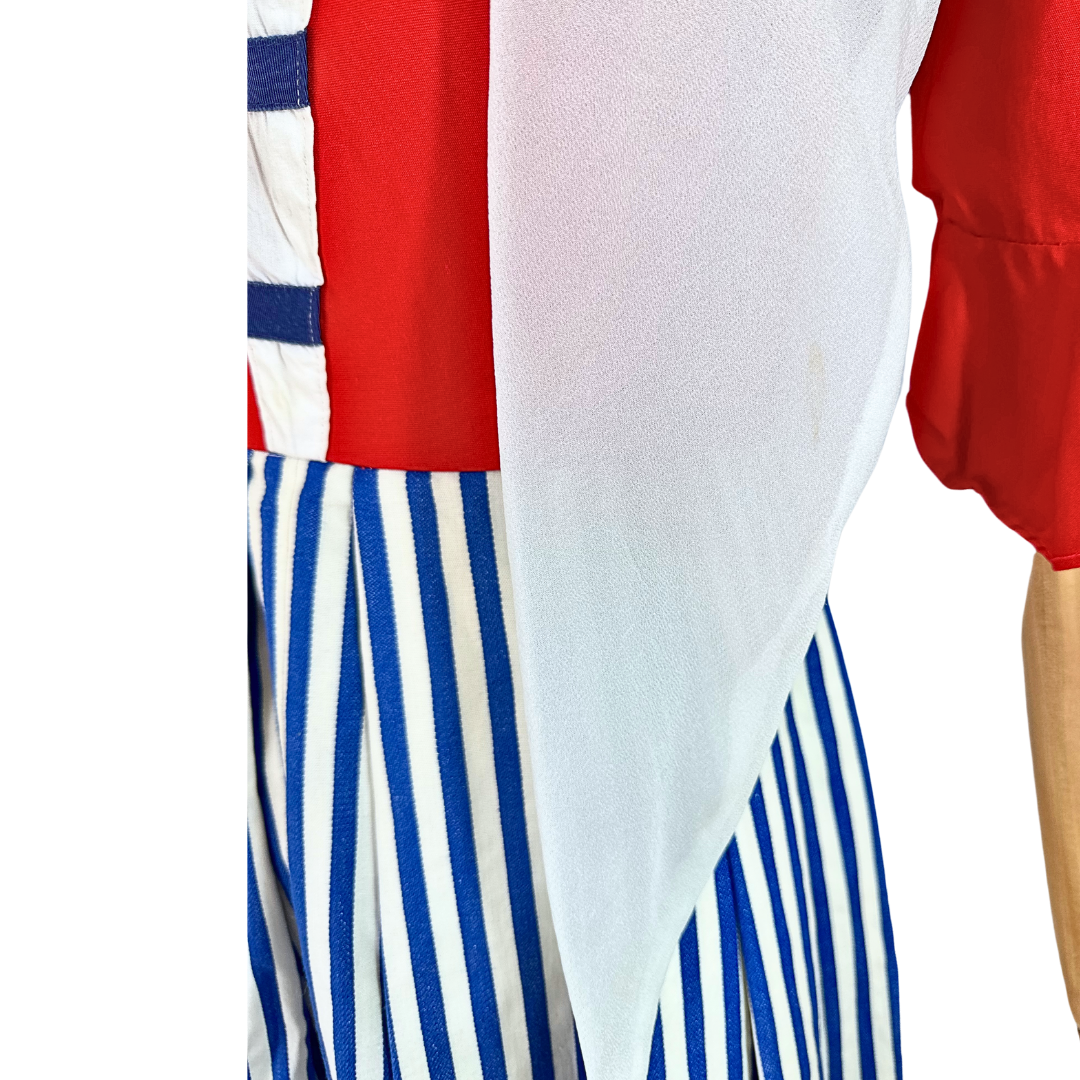 Vintage Nautical Dress - S