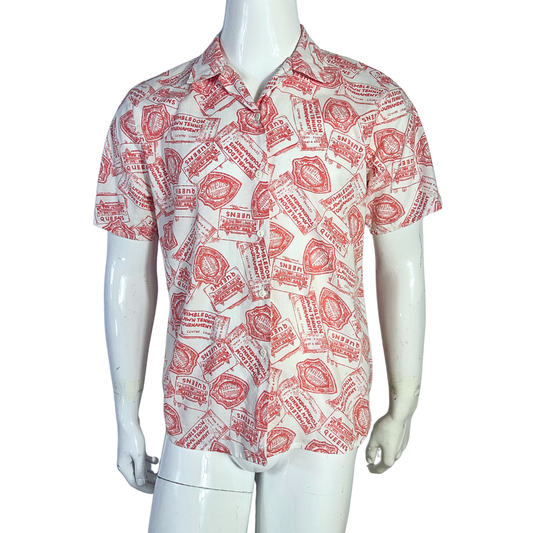 Vintage Wimbledon print shirt - M