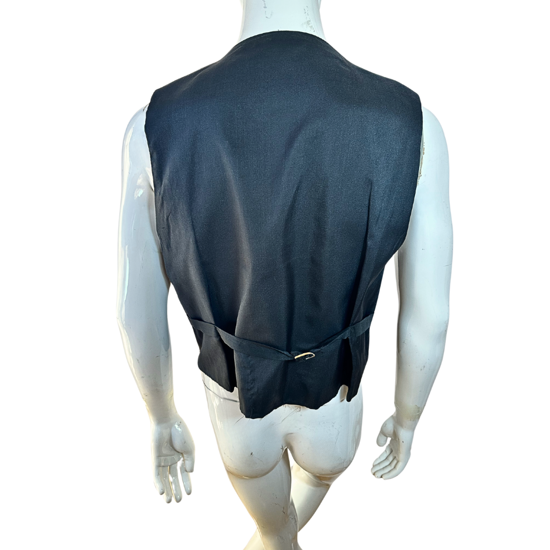 Vintage tapestry waistcoat - M