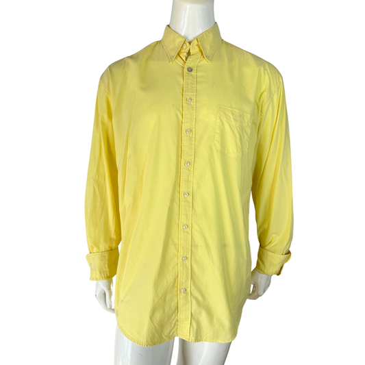 Yellow Gant longsleeve shirt - L
