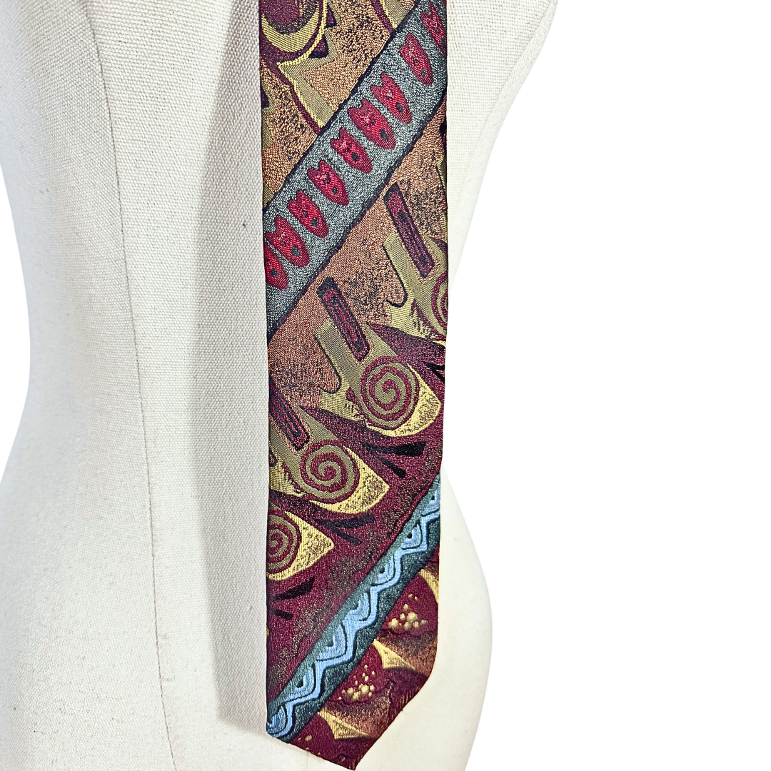 Christian Dior printed silk necktie