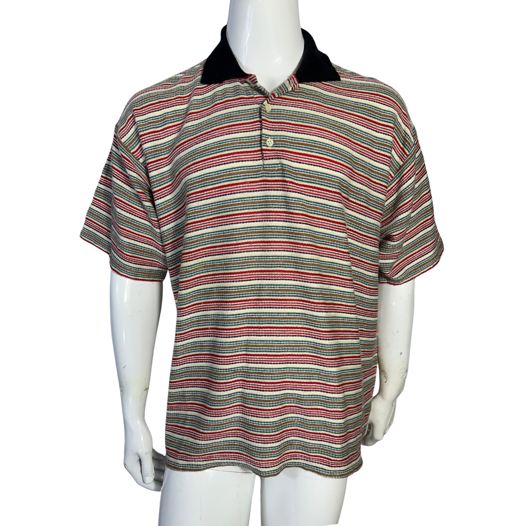 Striped polo shirt - 2XL