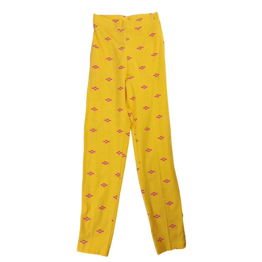 2-piece printed waistcoat and pants set - XS/S