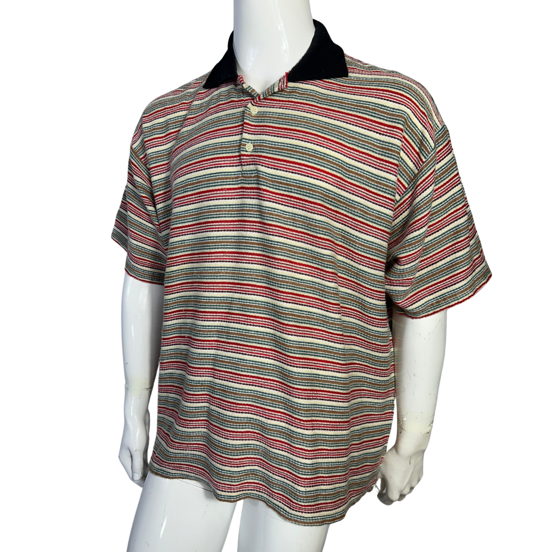 Striped polo shirt - 2XL