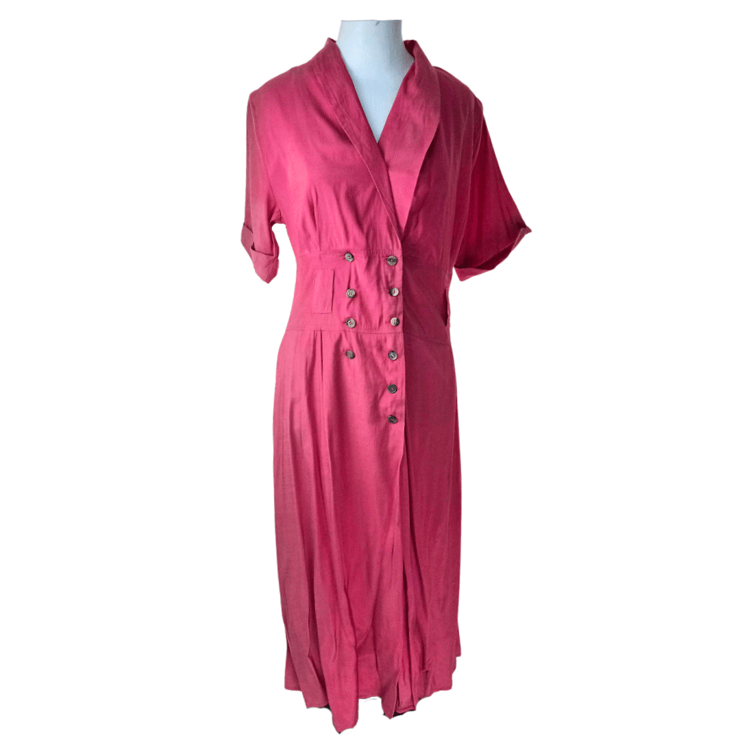 80s maxi dress - M