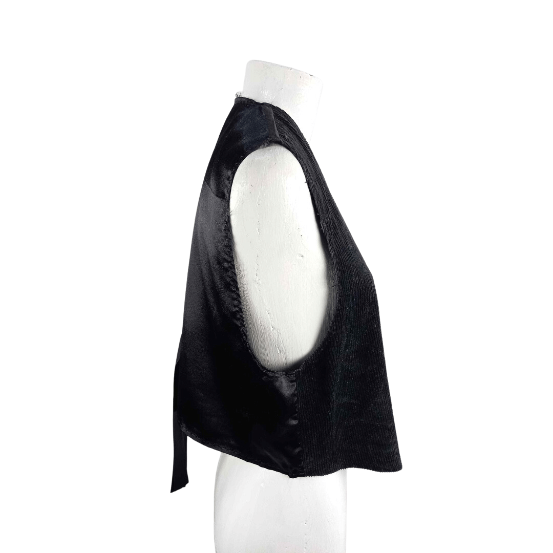 Corduroy cropped waistcoat - M/L