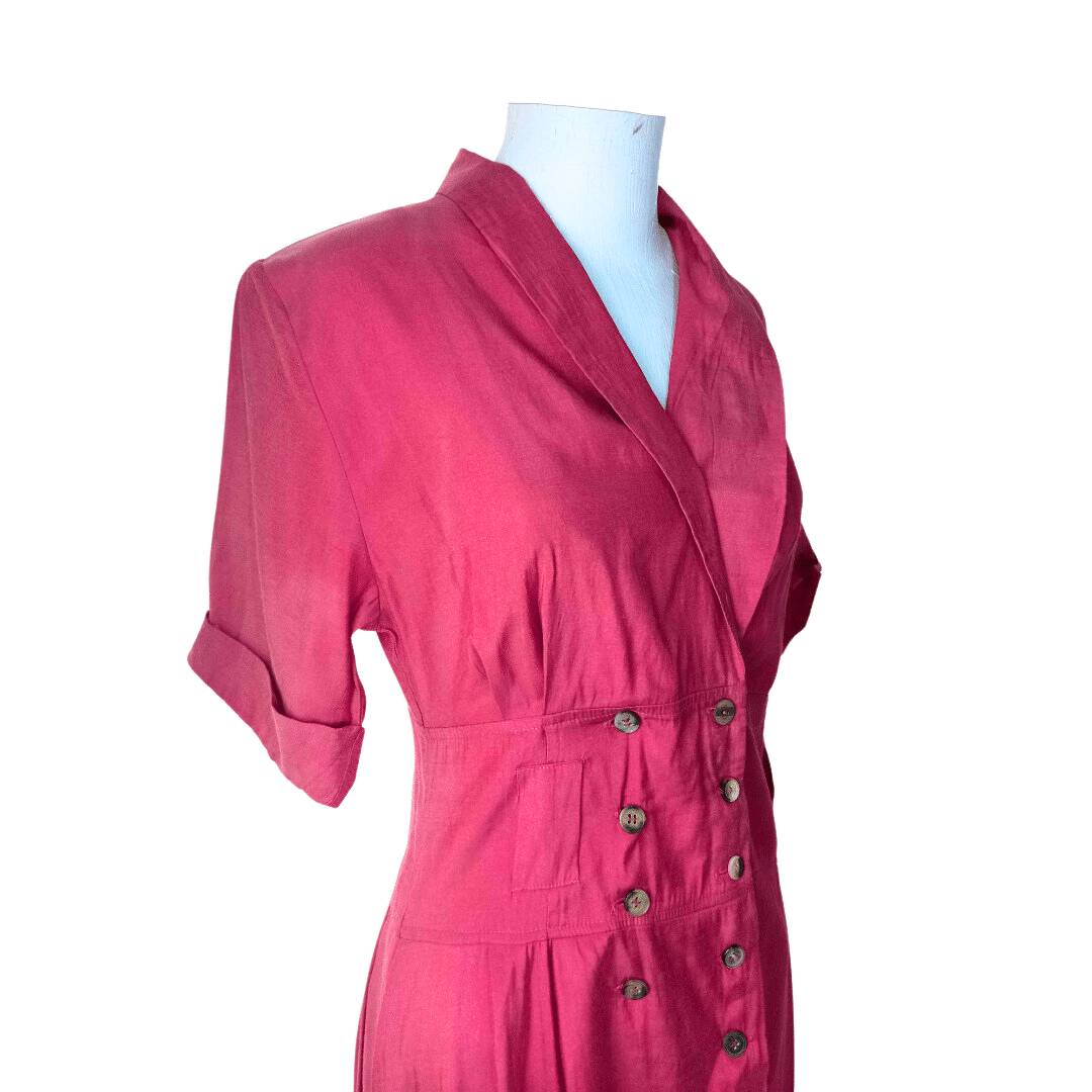 80s maxi dress - M