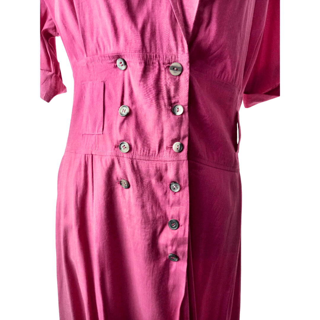 80s maxi dress - M