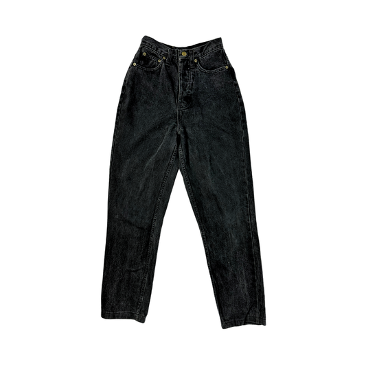 Charcoal vintage high waist jeans - XS