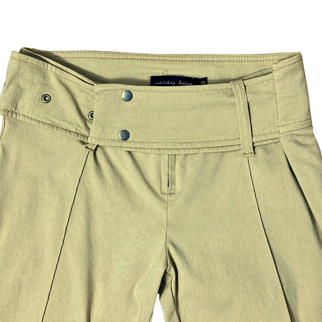 Sissy Boy low rise bootleg pants - S