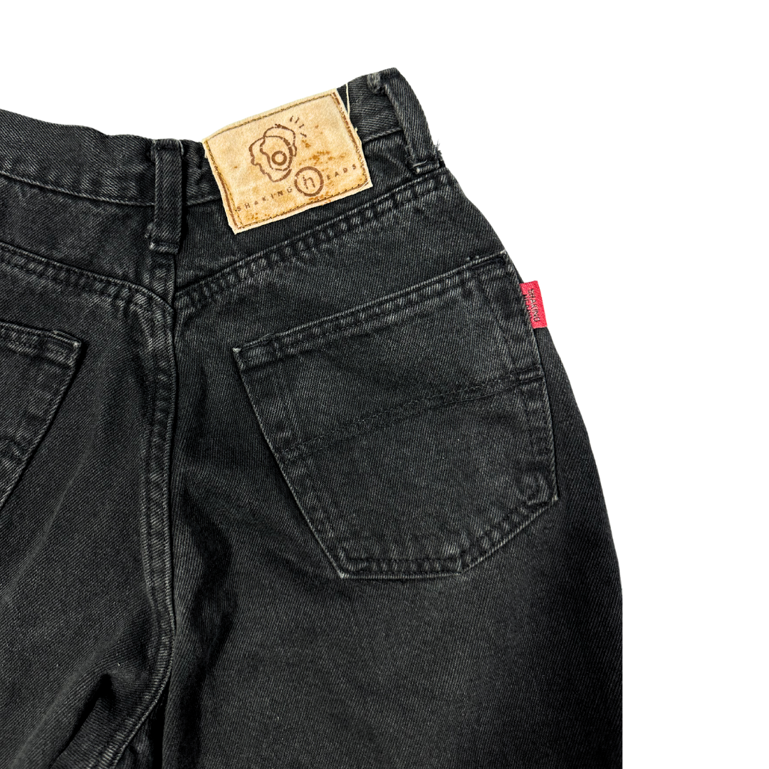 Charcoal vintage high waist jeans - XS