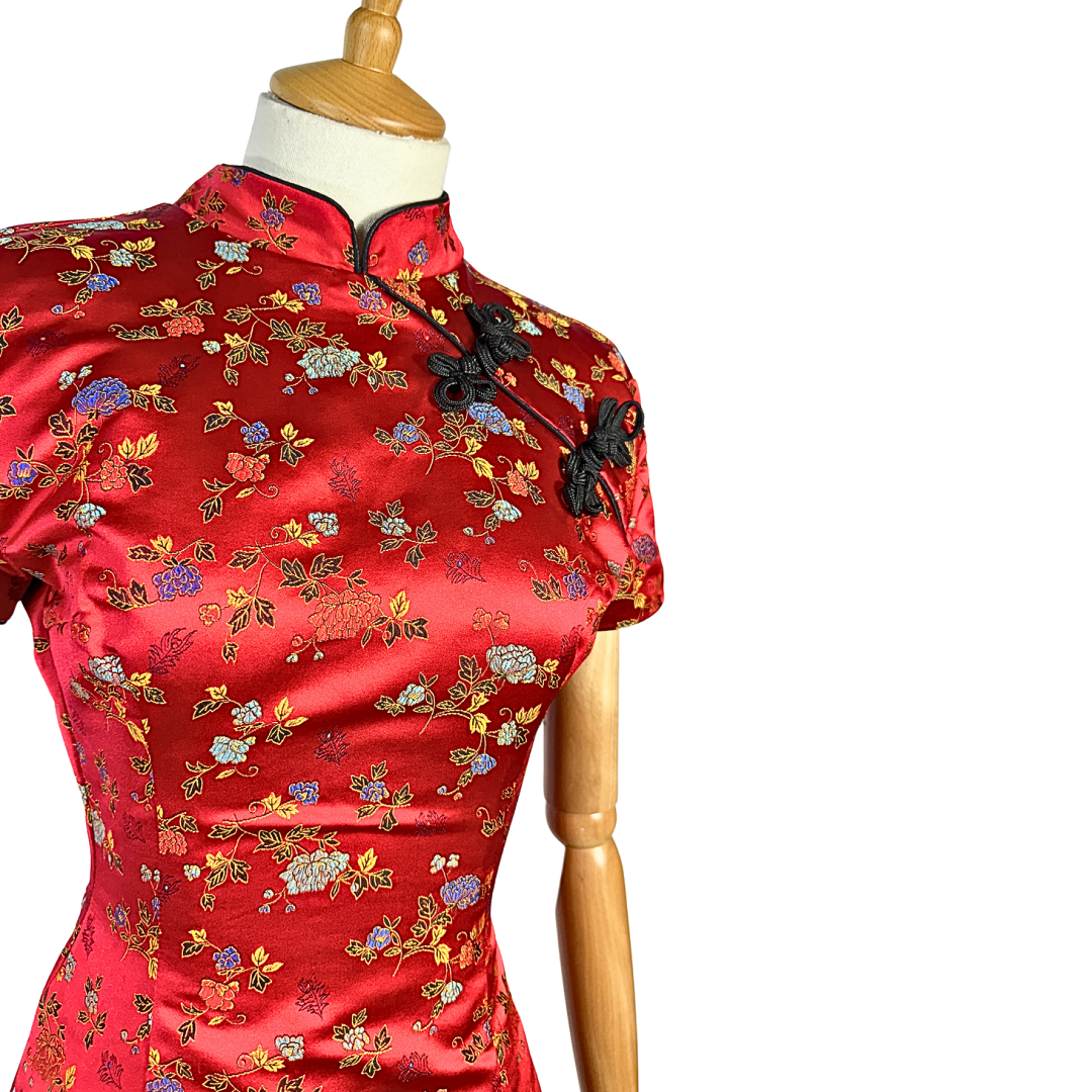 Red oriental dress - XS