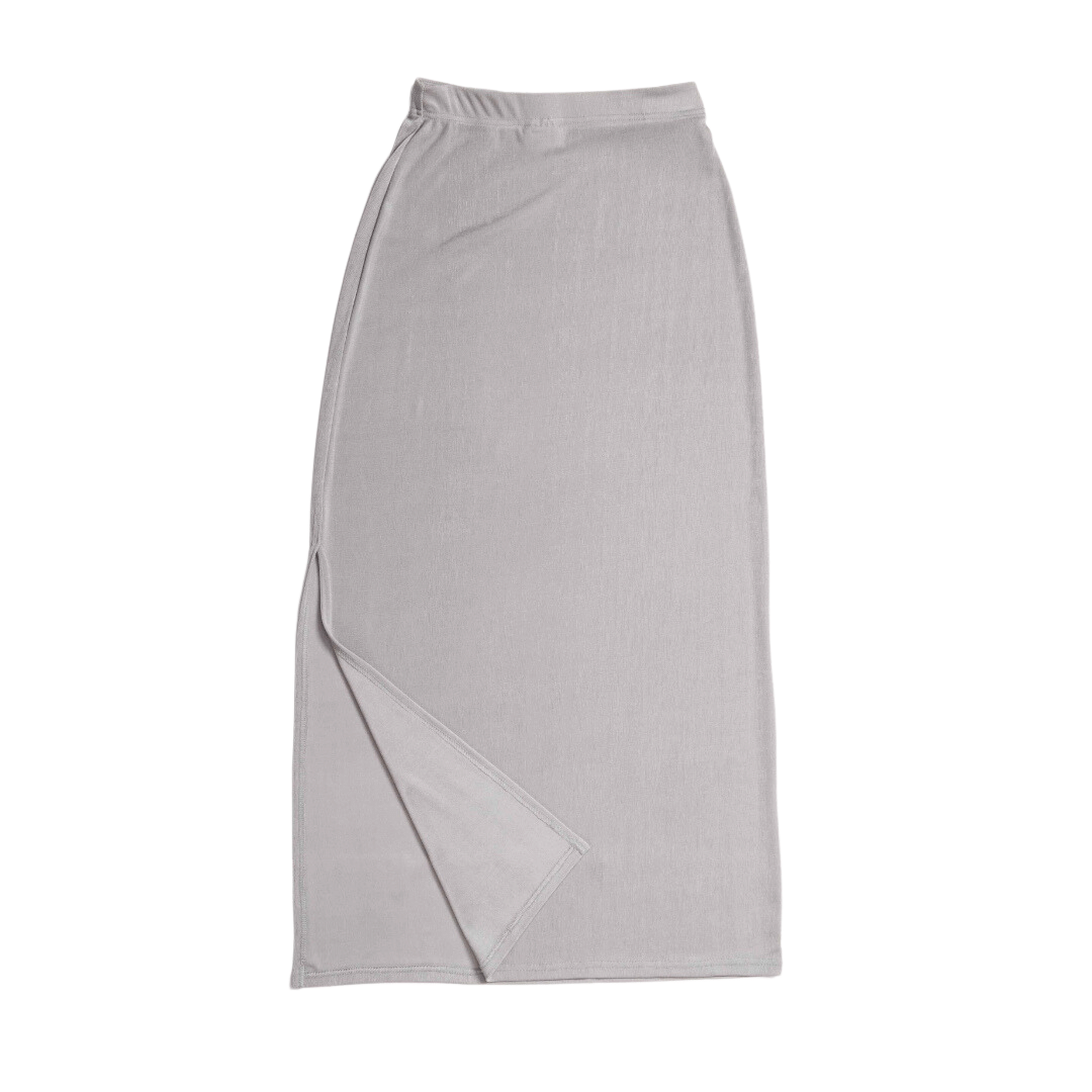Maxi pencil skirt with elasticated waistband - S