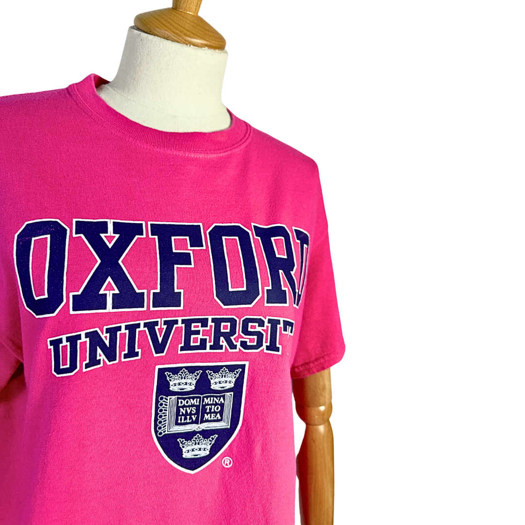 Pink Oxford University tshirt - M