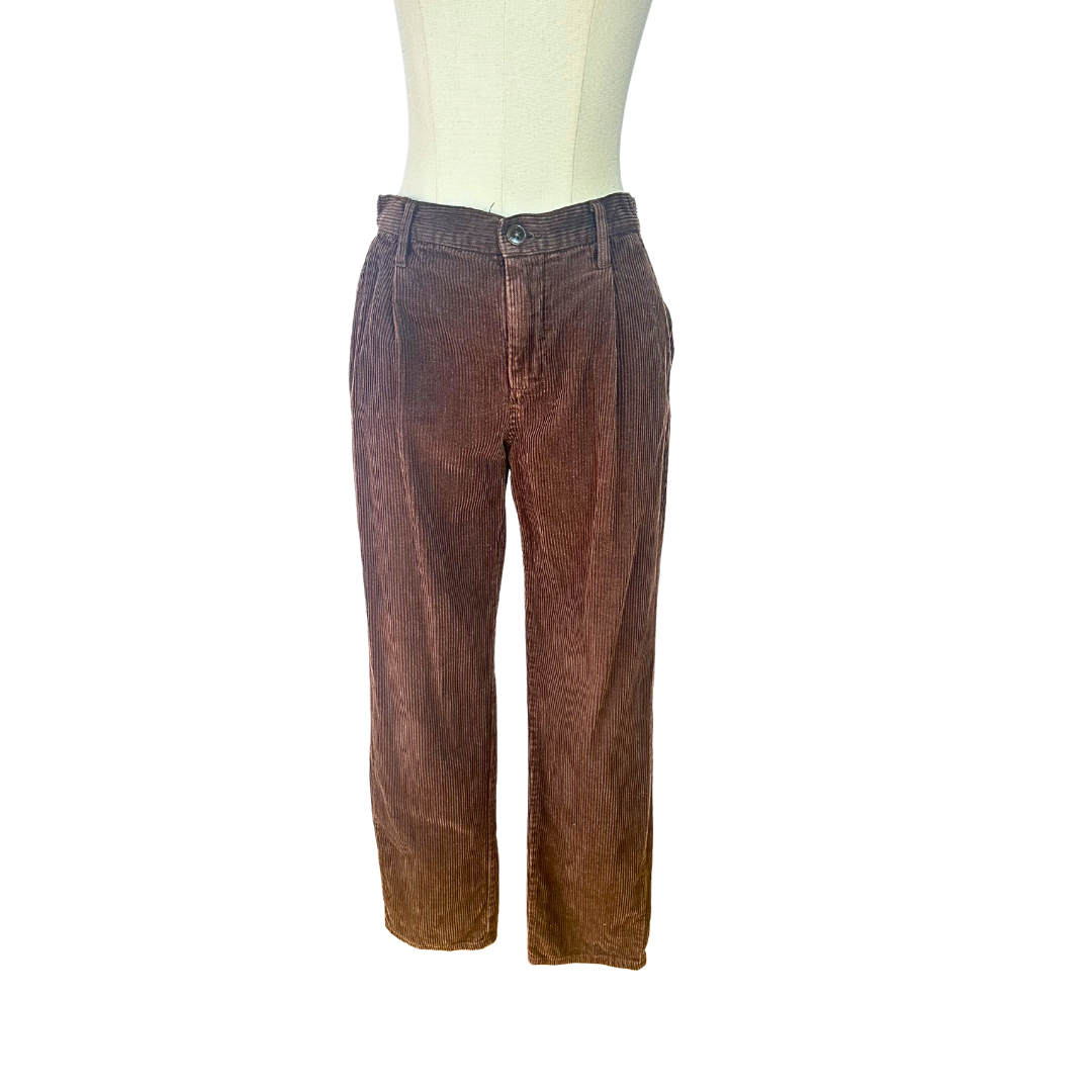 Brown vintage corduroy pants - M