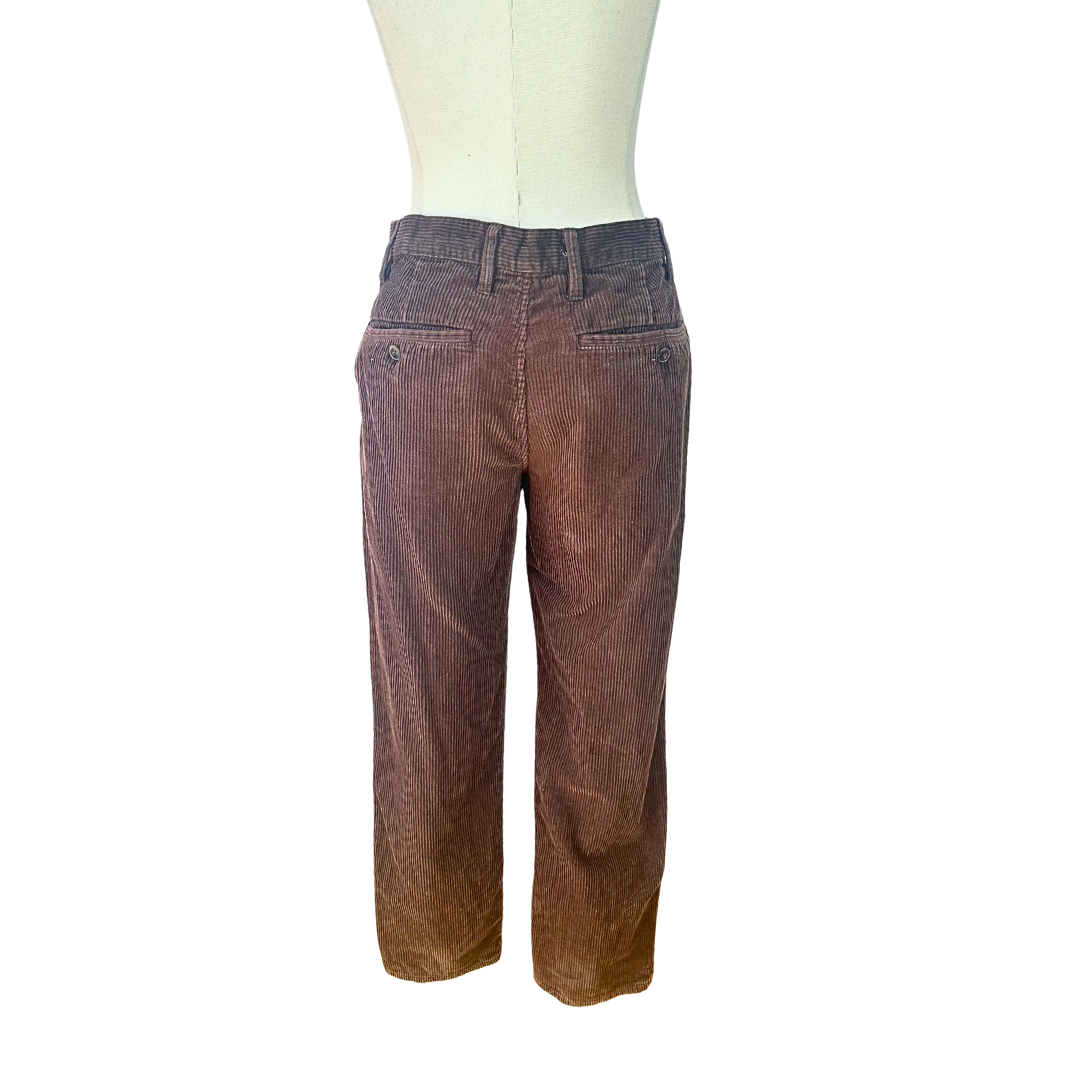 Brown vintage corduroy pants - M