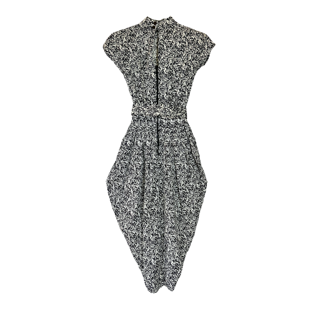 80s Floral Harem Style Dress