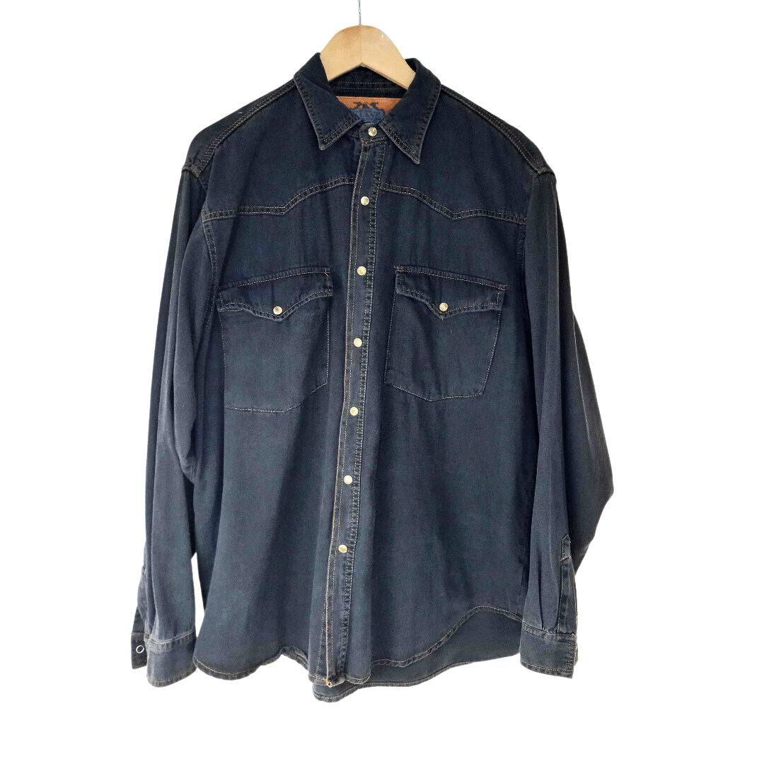 Denim longsleeve shirt - 2XL