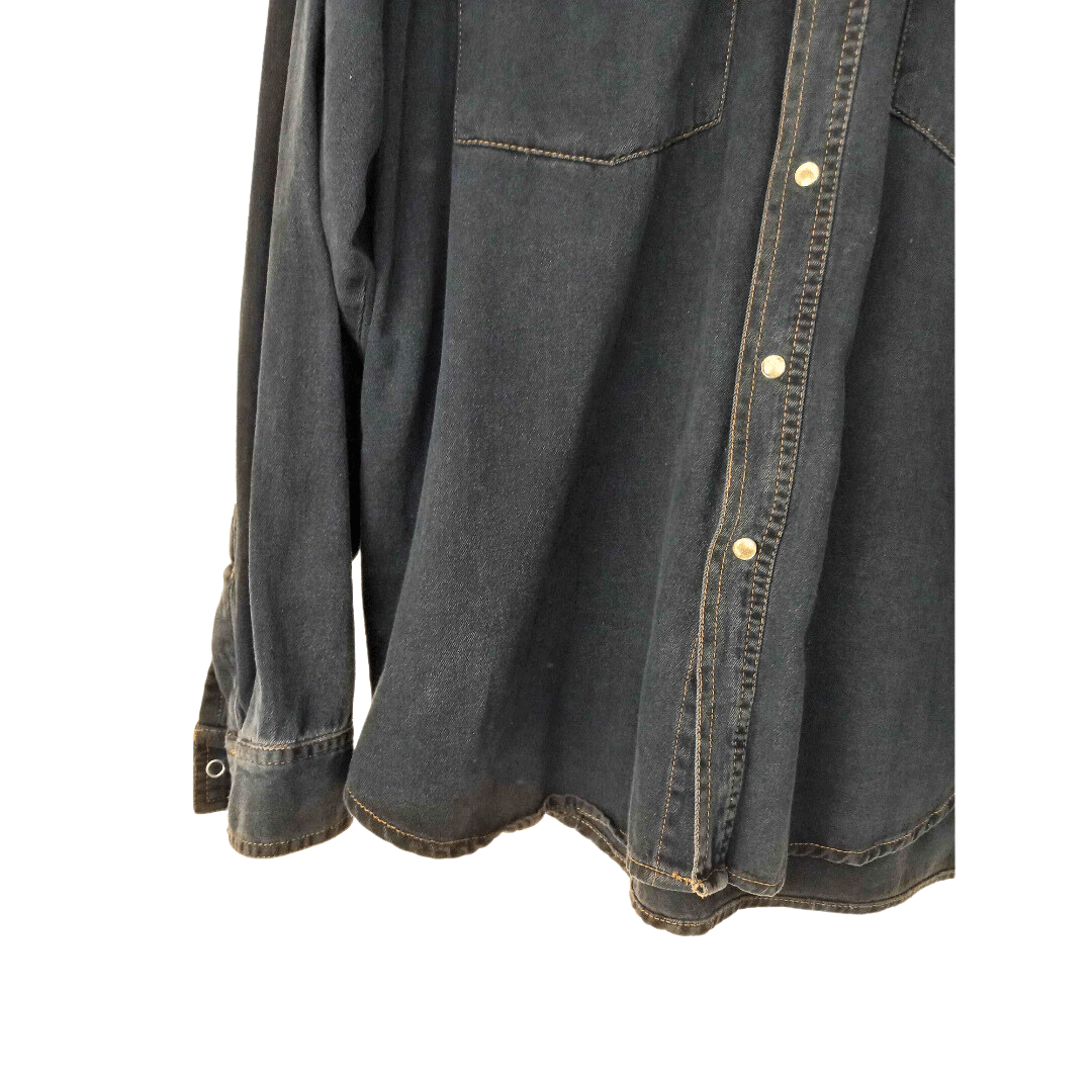 Denim longsleeve shirt - 2XL