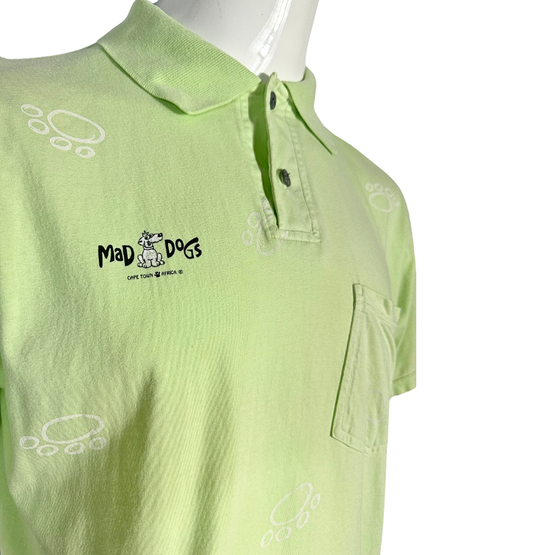 90s Mad Dogs polo shirt - XS