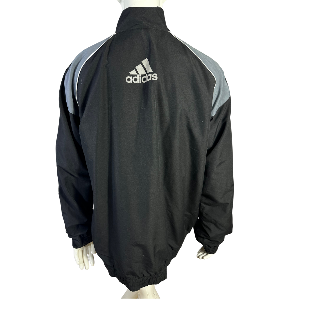 Black Adidas tracksuit jacket - 2XL