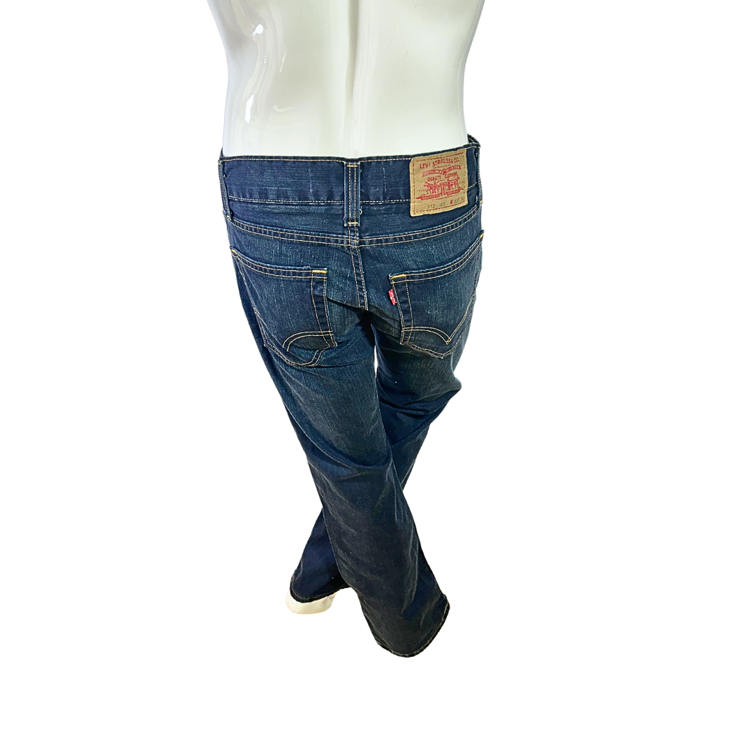 Levis 512 button fly bootcut jeans - M