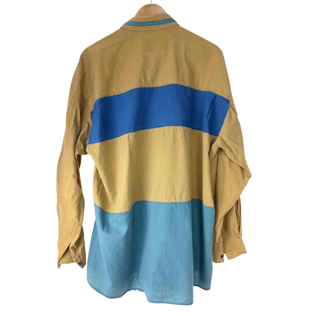 Longsleeve colourblock shirt - 3XL