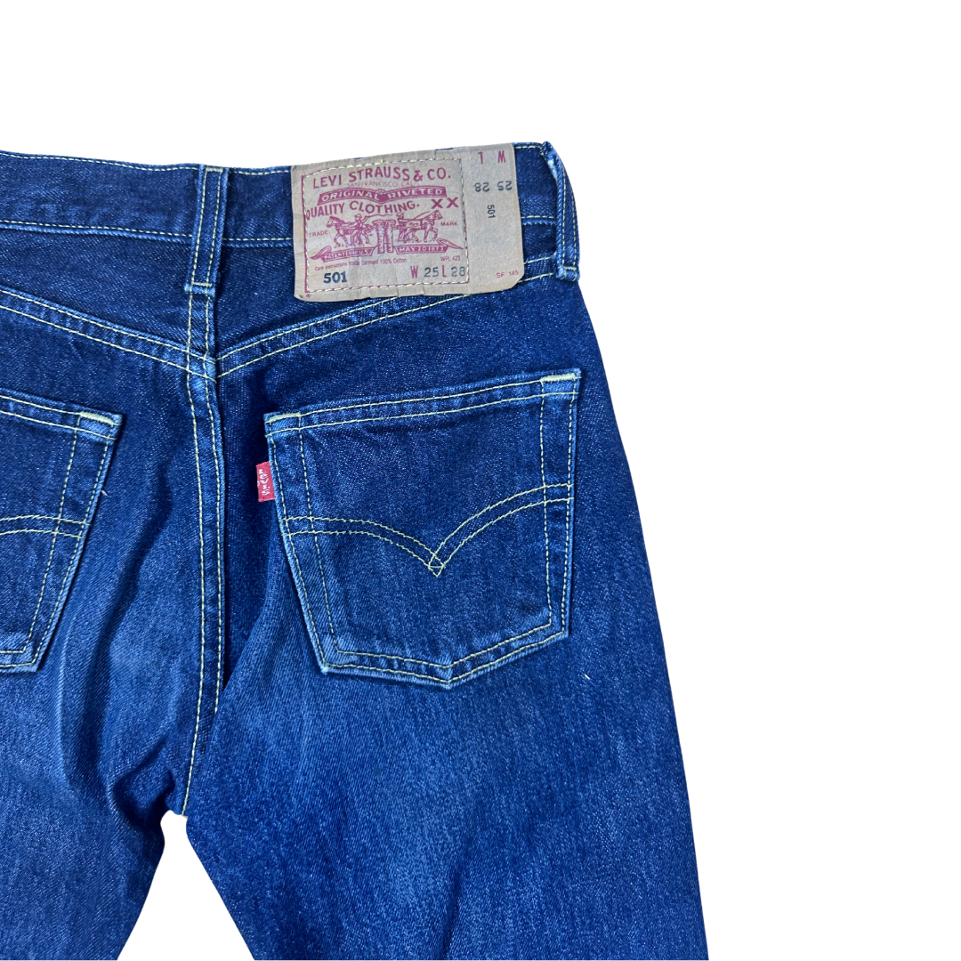 Levis 501 regular rise jeans - XS