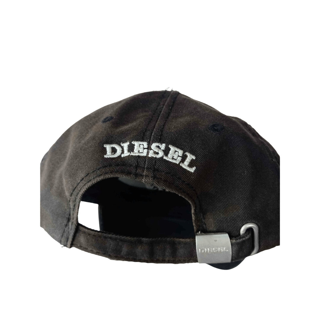 Diesel peak cap with embroidery - free size