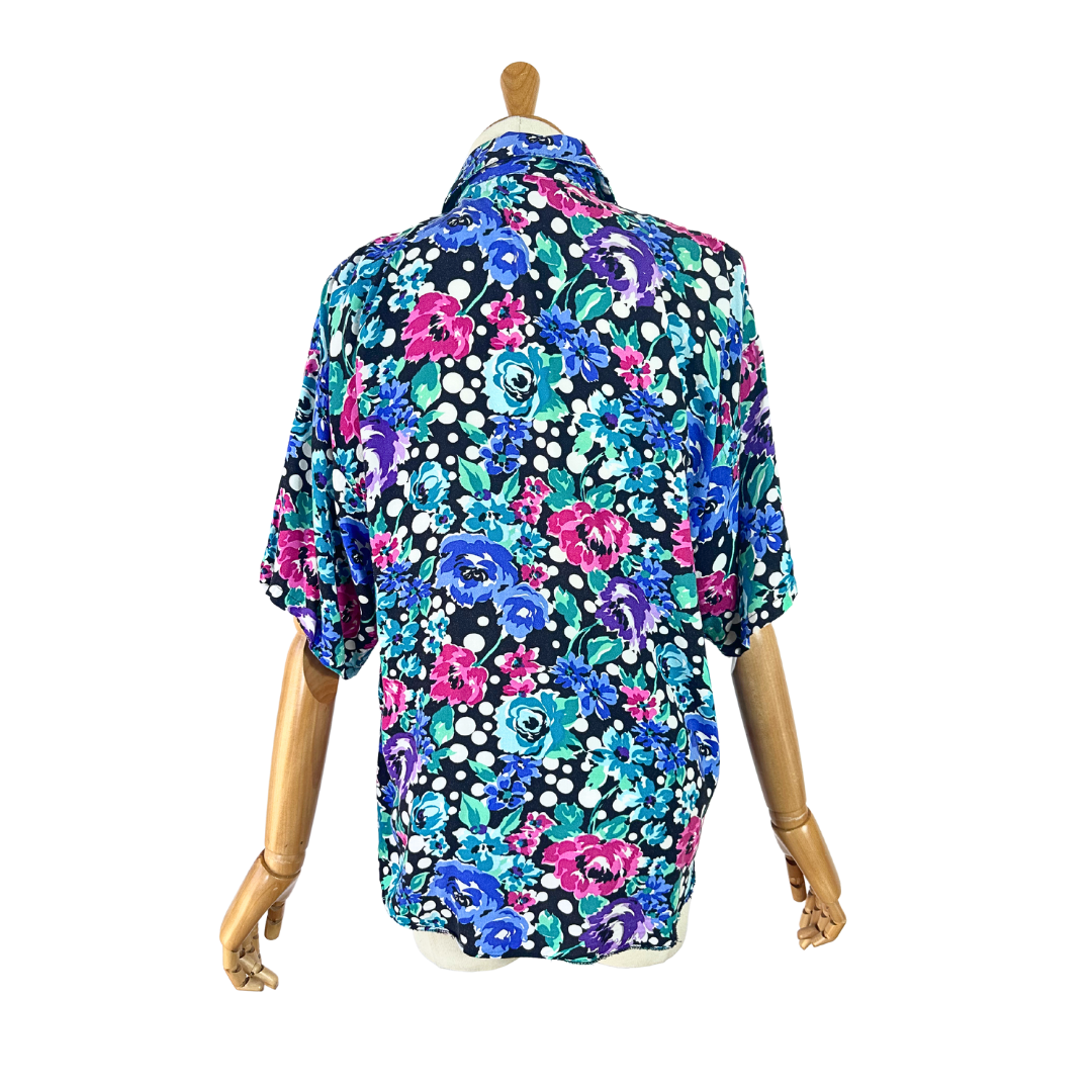 Vintage floral shirt - S