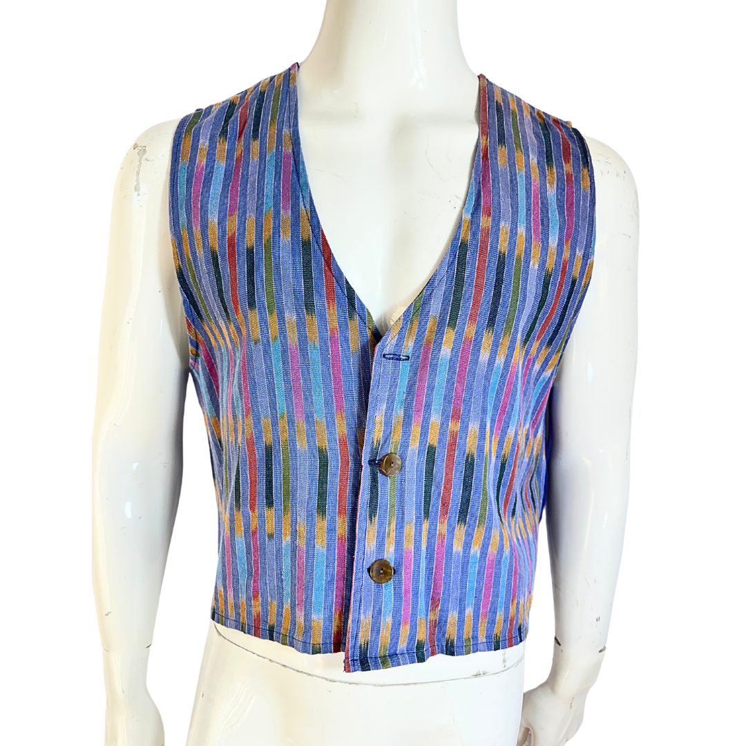 Vintage striped waistcoat - S/M