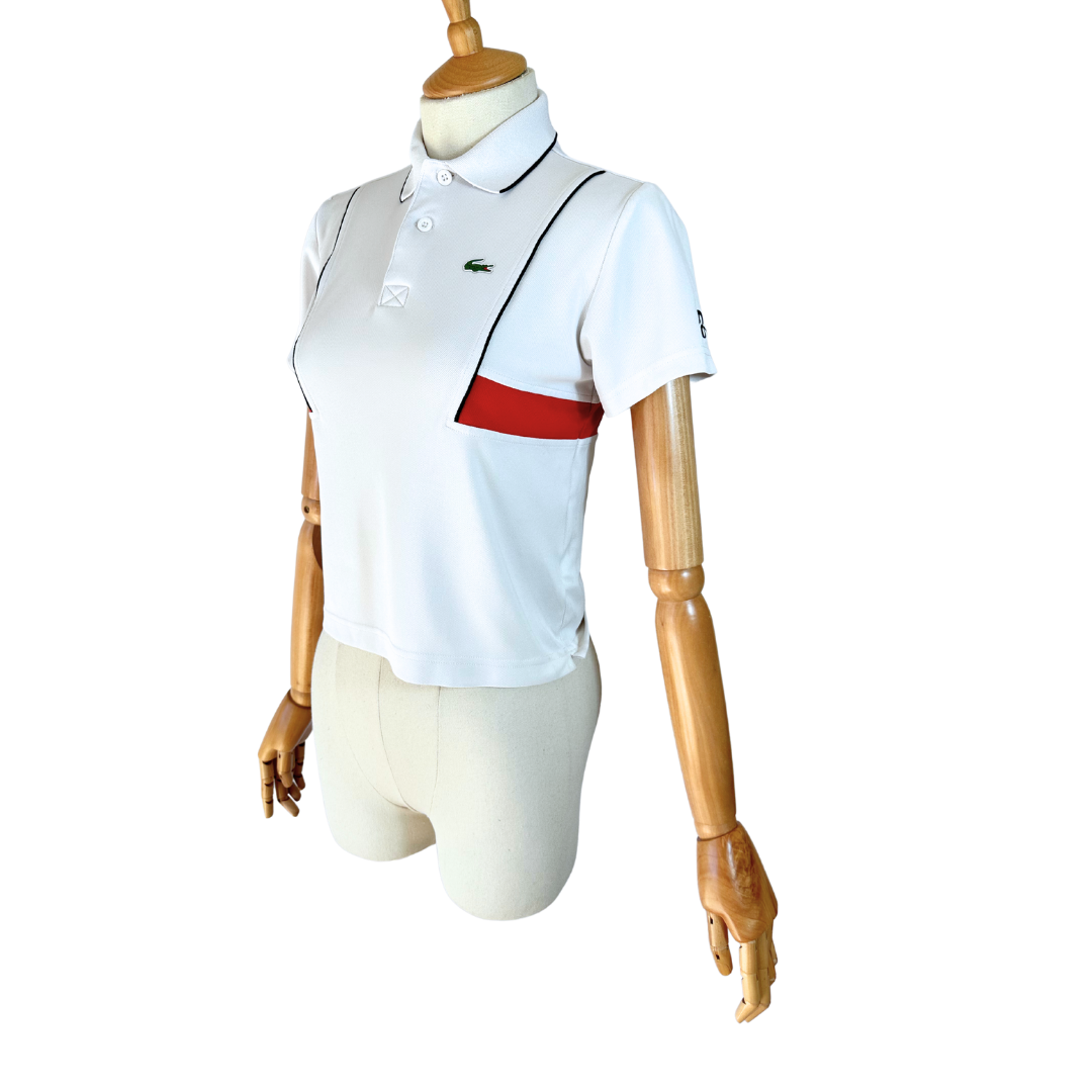 Lacoste Novak Djokovic and Roland Garros athleisure top - S