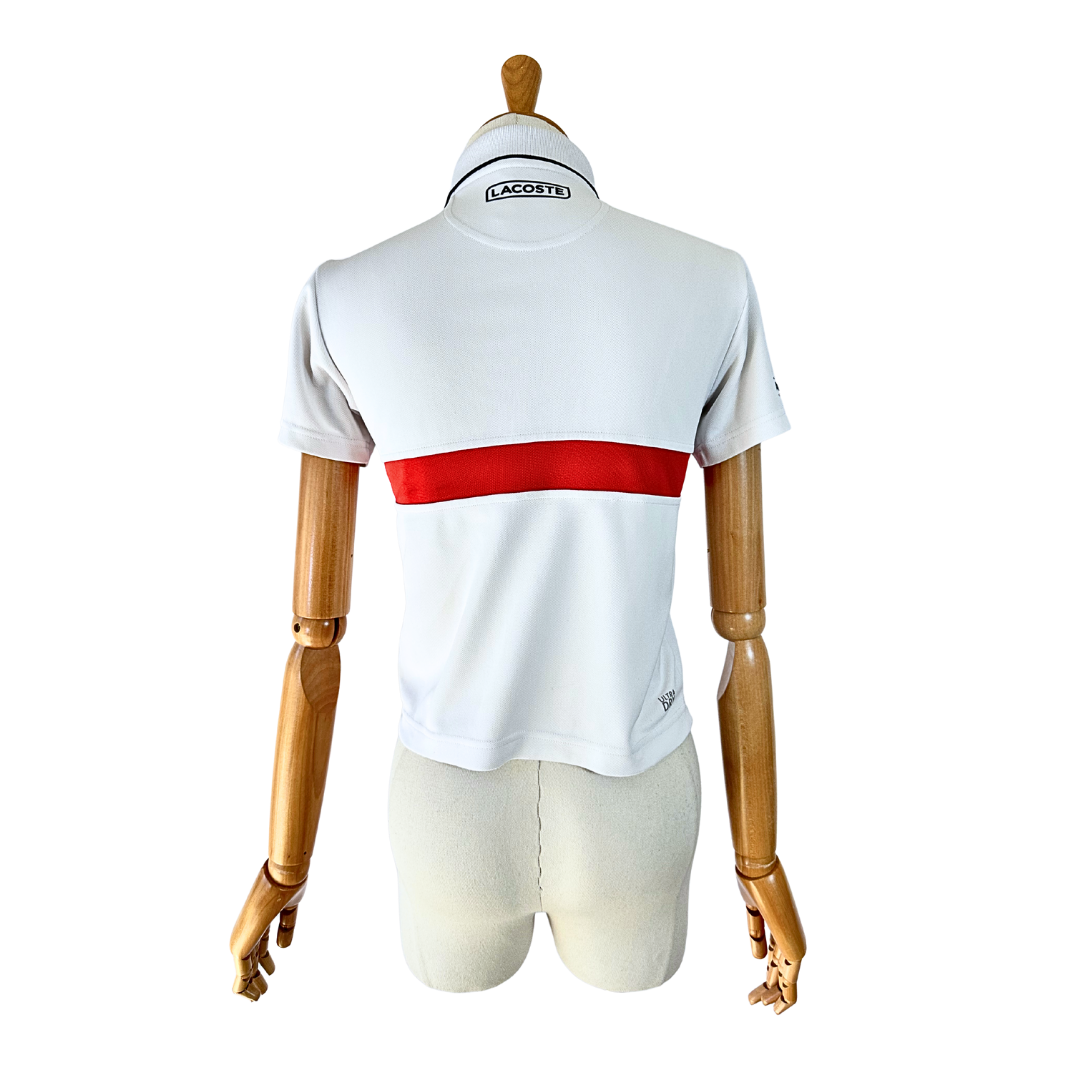 Lacoste Novak Djokovic and Roland Garros athleisure top - S