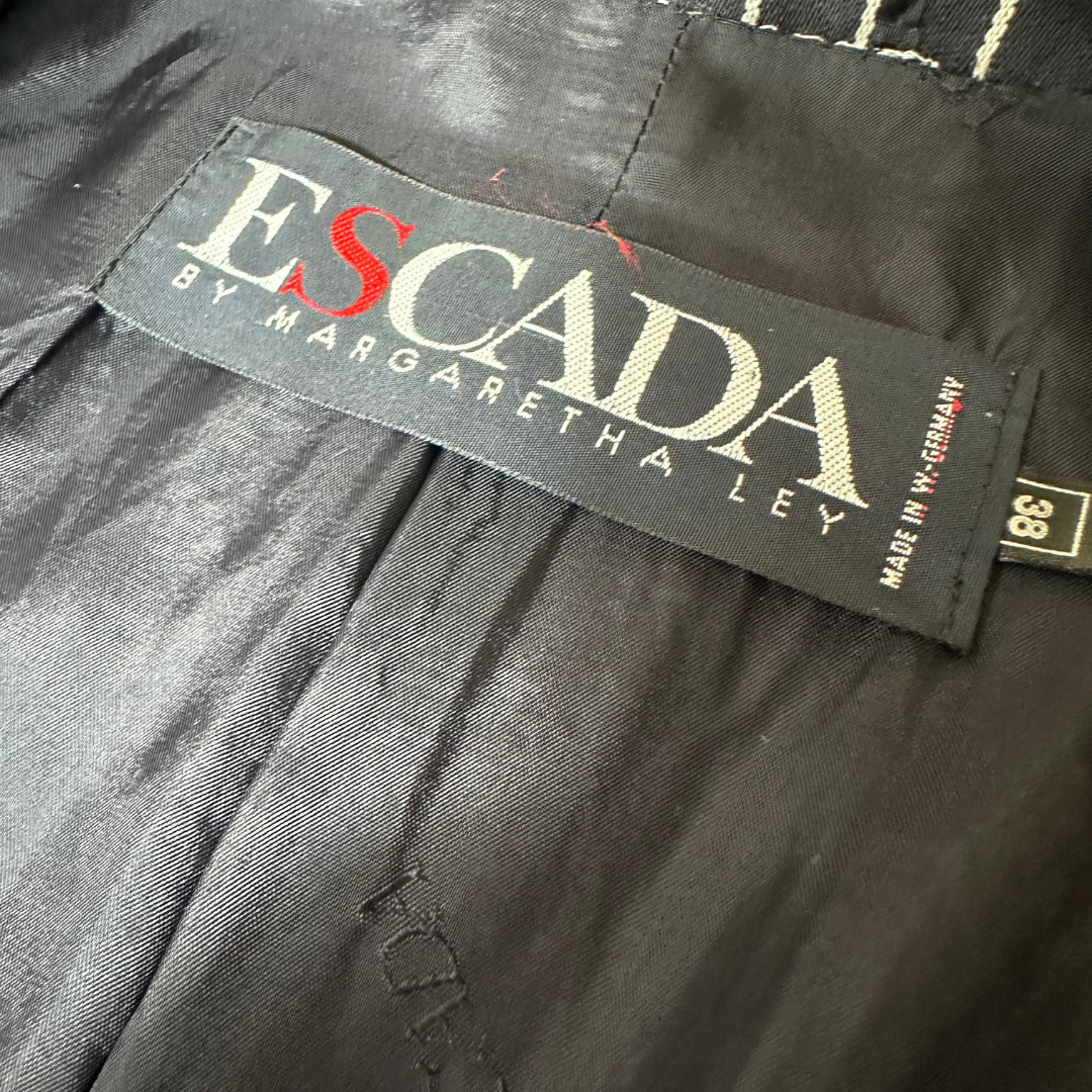 Vintage Escada pinstripe jacket - M