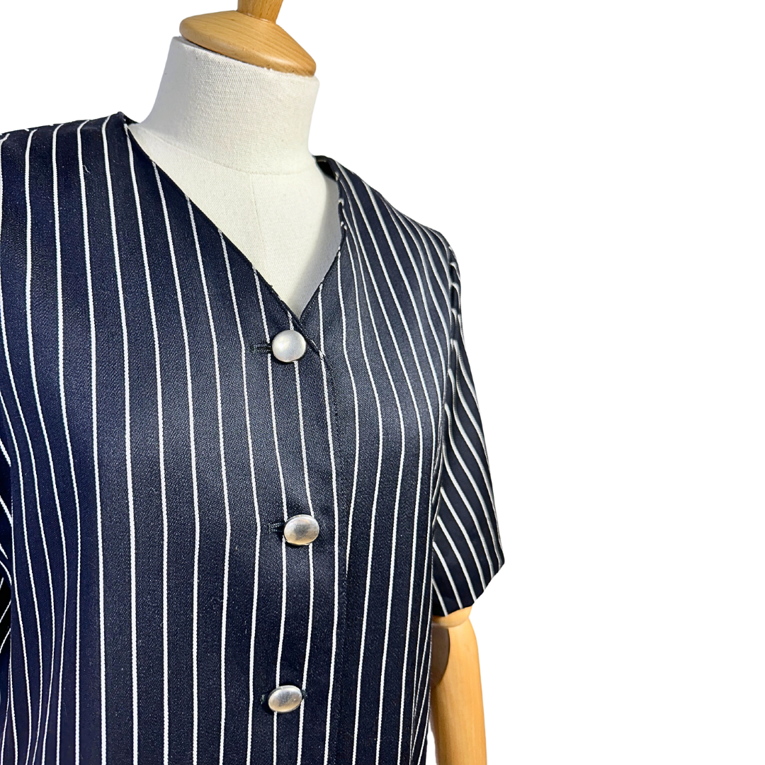 Vintage Escada pinstripe jacket - M